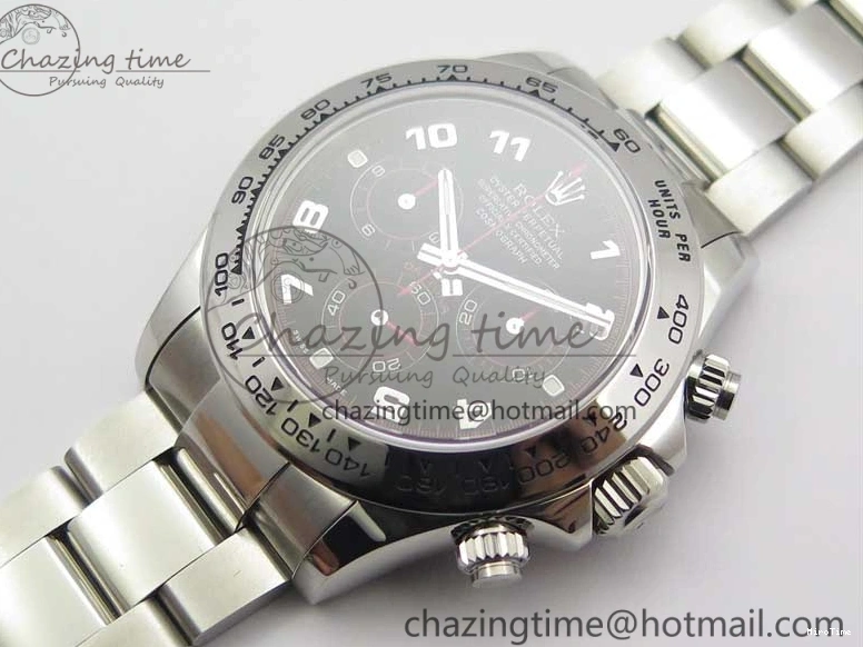 MiroTime 0116 Vibrant Daytona 116520 SS Noob 1:1 Best Edition Black Dial On SS Bracelet A 2987